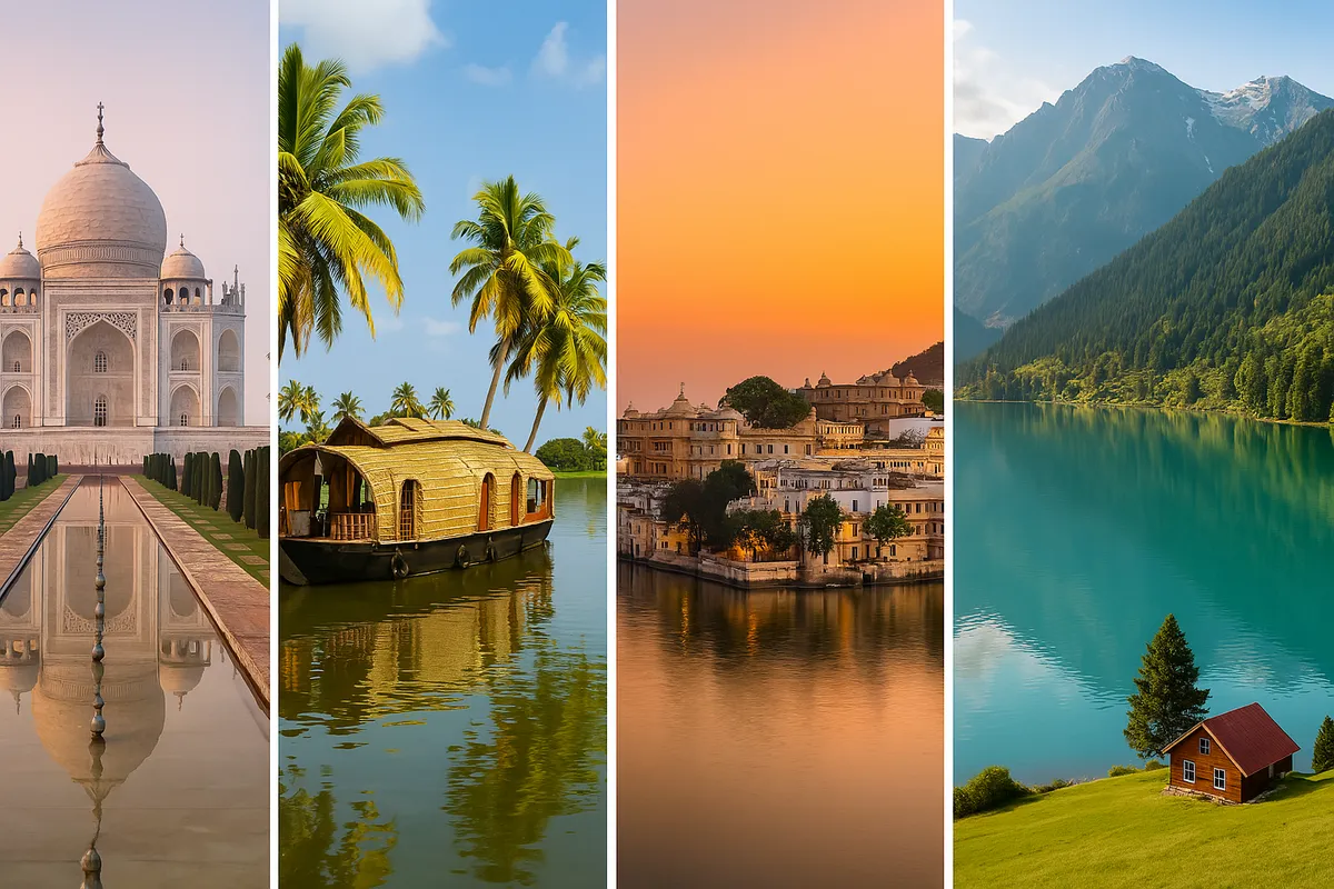 Top Romantic Getaways in India